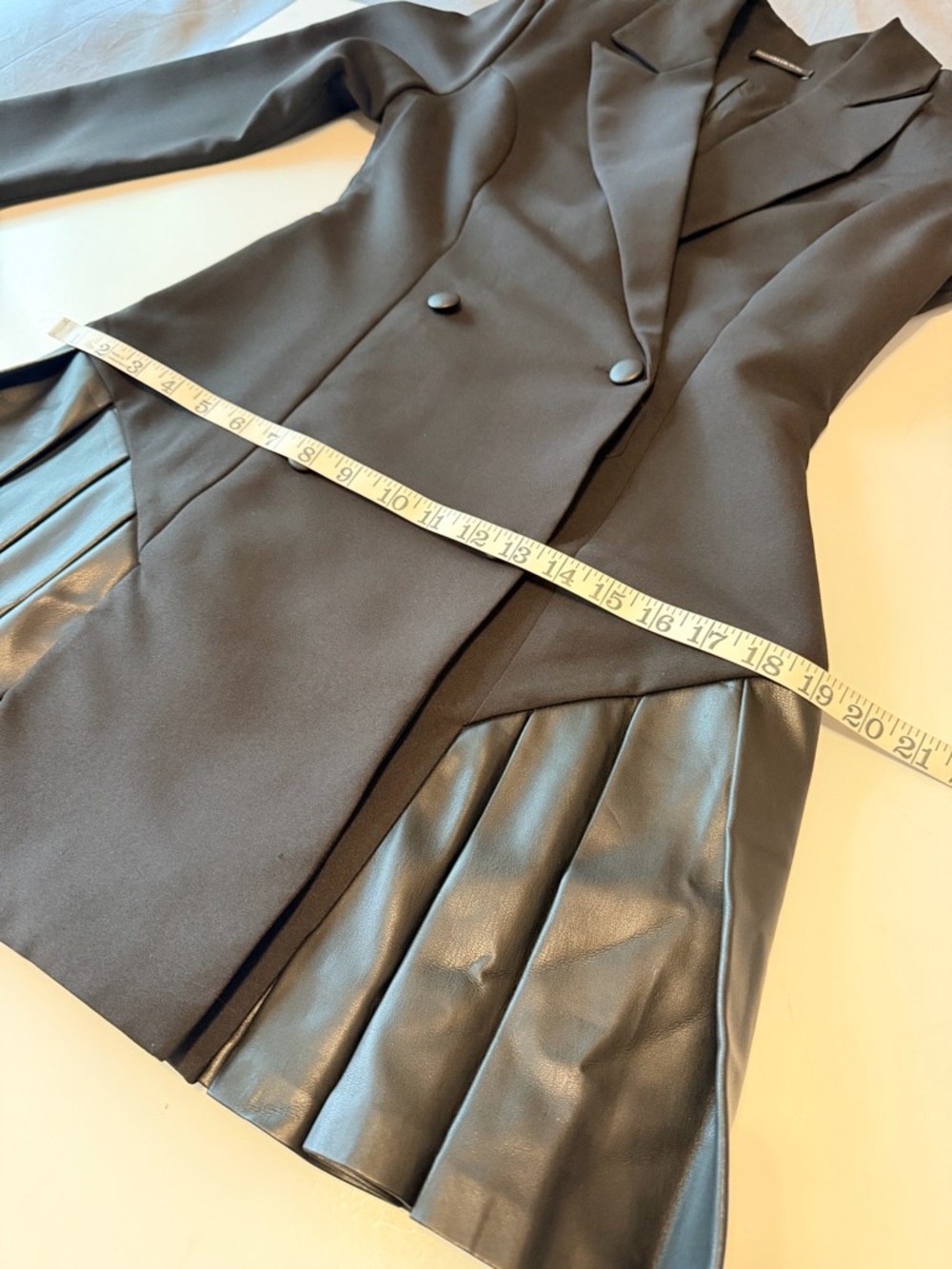 Maniere De Voir black blazer dress, size 4. - Picture 5 of 14